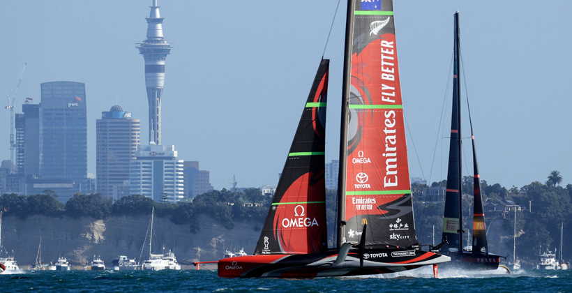America's Cup win celebration for all