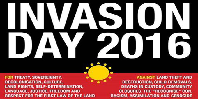 Invasion Day protest at Australian consulate