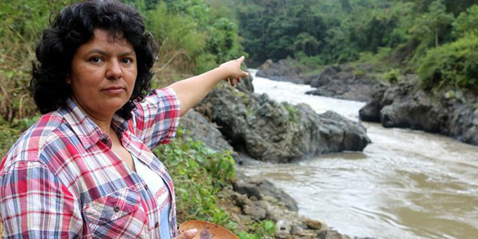 Murder of indigenous activist environmental wake up call