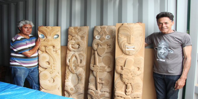 Carvings for EIT house after 23-year wait