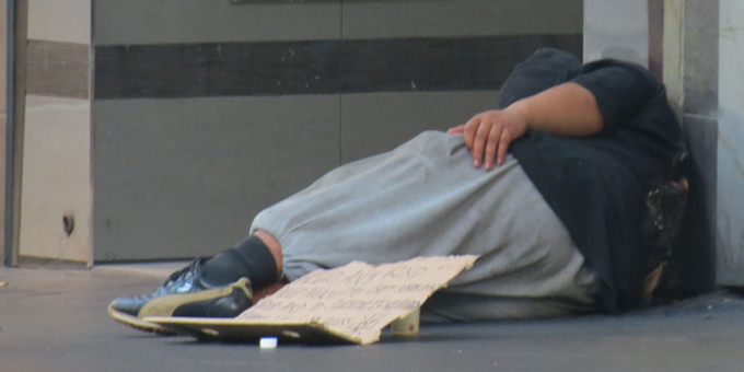 Sharp focus on homeless