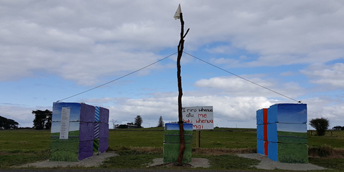 Tohu whenua marks Ihumatao protest site