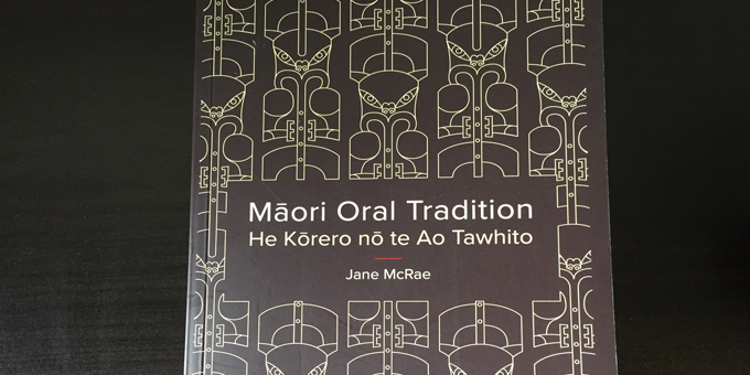 Book taps Maori oral history