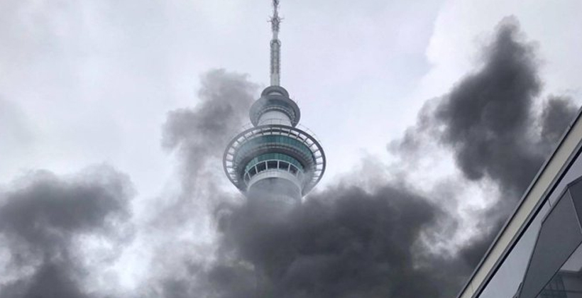 Reporters get box seat for start of SkyCity fire