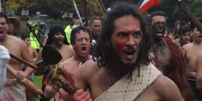 Angry scenes as hikoi reaches parliament