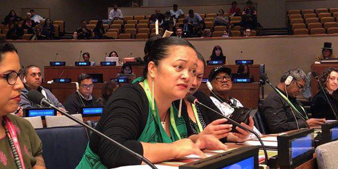 Te Ikaroa tells indigenous UN forum oil extraction violation of rights