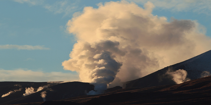 Tongariro crater cleared