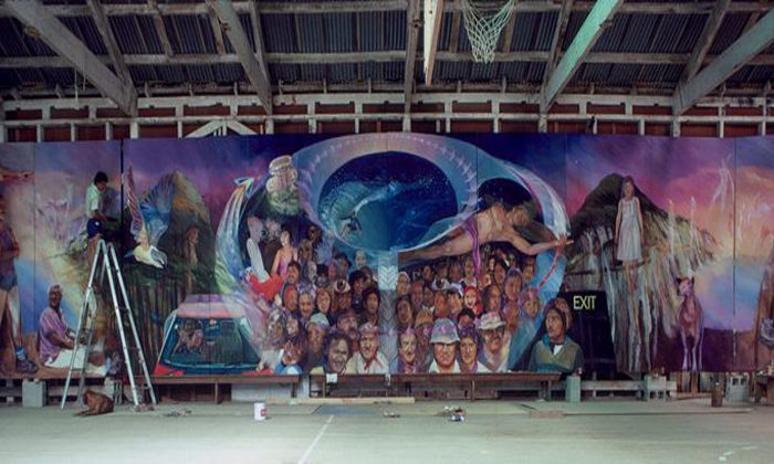Uawa mural to see daylight far from home