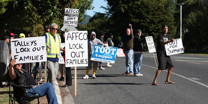 Largest Union in world supports Maori workers & attacks Talleys/AFFCO