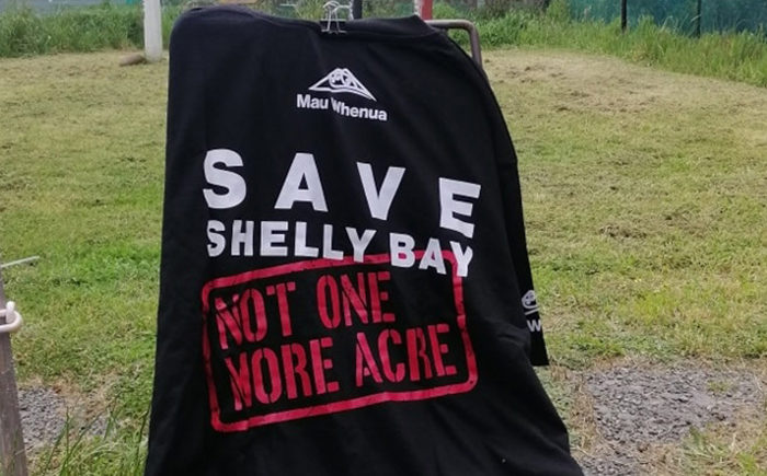 Mau Whenua rejects note to quit Shelly Bay