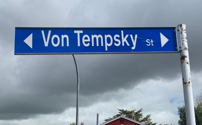 Von Tempsky St in dustbin of history