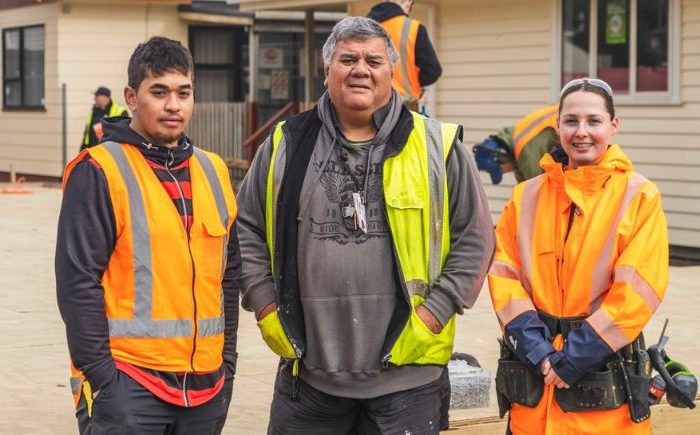 WelTec students help iwi Te Āti Awa with new build as need for community services grows
