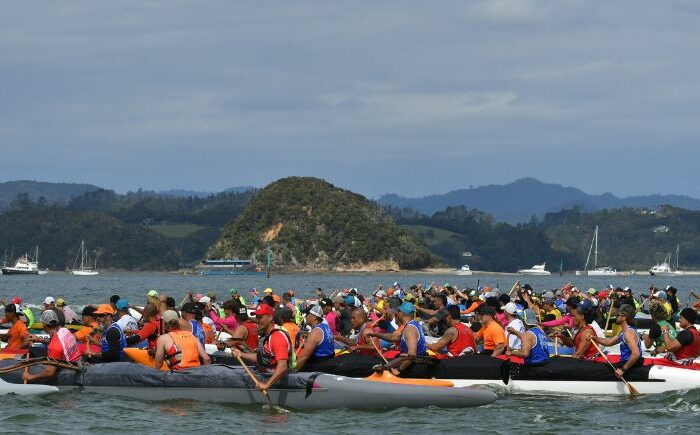 New talent shines in waka ama long distance national