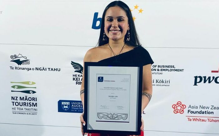 Young Māori entrepreneur making her mark