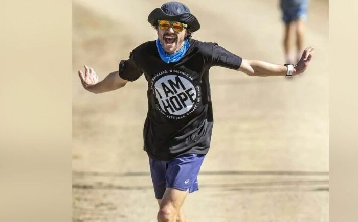 Media Release: New Zealand backyard ultra marathon runner Sam Harvey makes history for charity