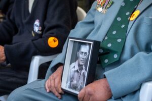 PHOTOS 3 Seventy-eight sets of medals were presented to the descendants of members of the Māori Battalion 