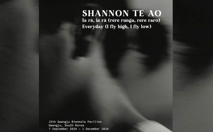 Shannon Te Ao flight path for Korean art fest